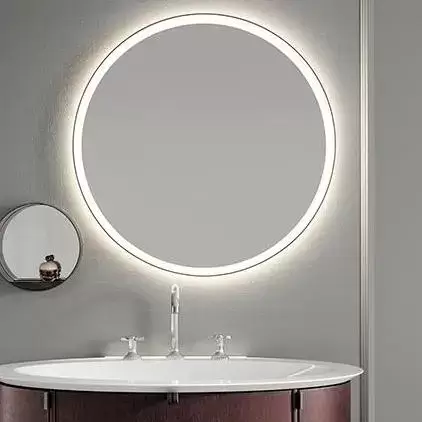 BURGBAD LIN20 Зеркало &Oslash;750х25 мм., LED подсветка 5700K, выключатель, подогрев