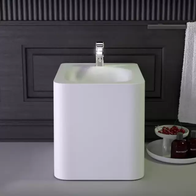 KNIEF Glam Биде напольное  58х39х42 см, с 1 отв под смеситель, цвет: белый