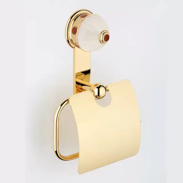 THG Cheverny Jaspe rouge Держатель туалетной бумаги, подвесной, цвет: золото