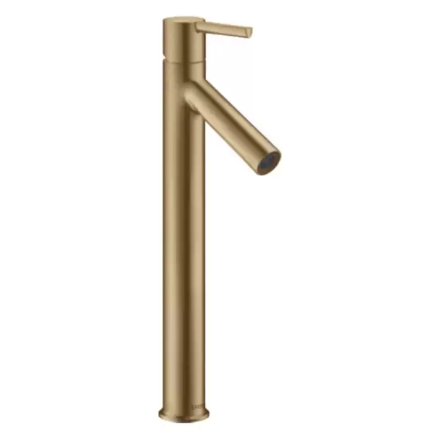 Axor Starck Смеситель для раковины 250, на 1 отв., высокий, цвет: шлифованная бронза