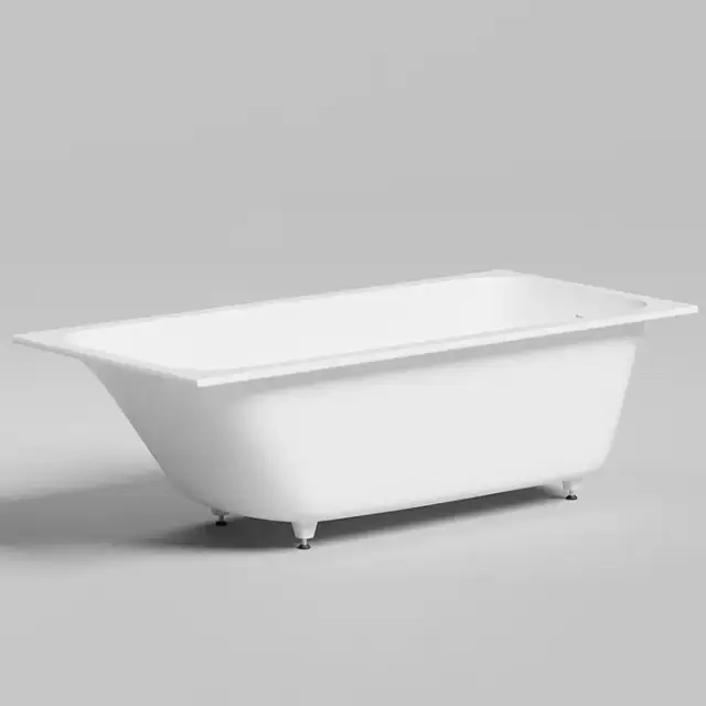 Salini Orlanda Kit Ванна 170х80х60см., встраиваемая, "Up&Down", сифон, щелевой слив-перелив, S-Sense, цвет: белый