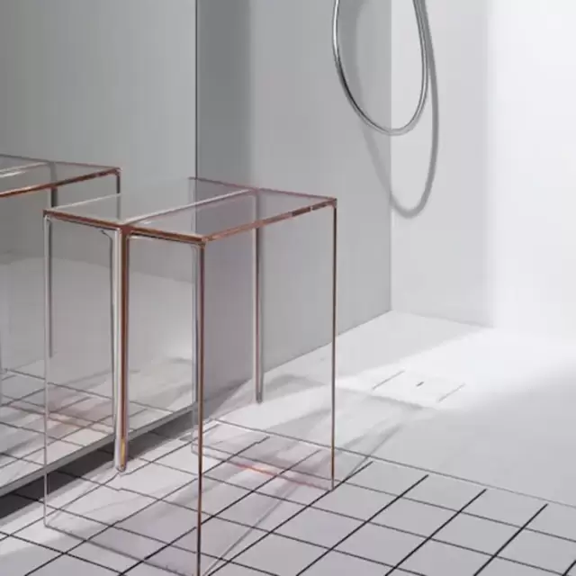 Laufen Kartell Табурет, 33х28х46.5см, пластик, напольный, цвет: пудровый розовый