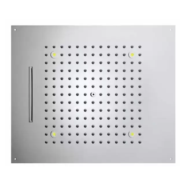 Bossini Dream Верхний душ 57x47см, с 4 LED RGB, 2 режима, потолочный, цвет: хром