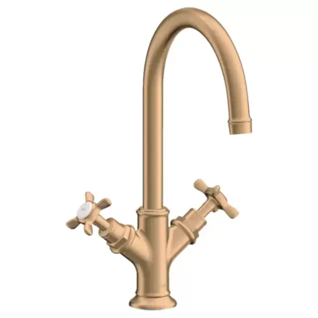 Axor Montreux Смеситель для раковины, для 1 отв., цвет: шлифованная бронза