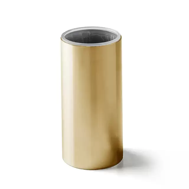 3SC Metal Tonda Стакан настольный, цвет: золото 24к. Lucido