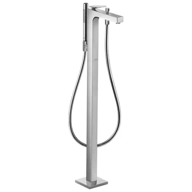 Axor Citterio Смеситель для ванны, напольный, с текстурой, внешняя часть, цвет: хром