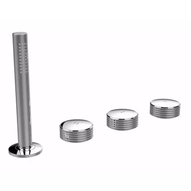 Carlo Frattini Texture Collection, Смеситель к борту ванны 1500 мм, цвет: Хром