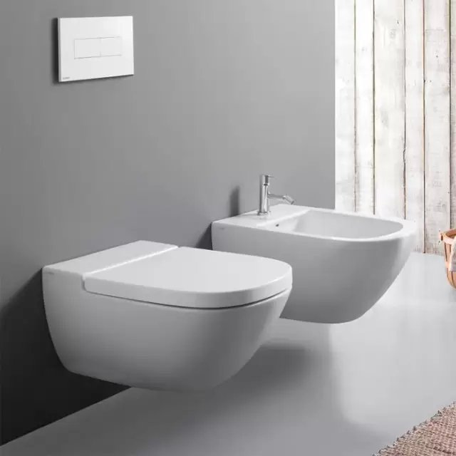 Globo Stockholm Унитаз подвесной 51х37см, с системой скрытого крепежа, цвет: белый