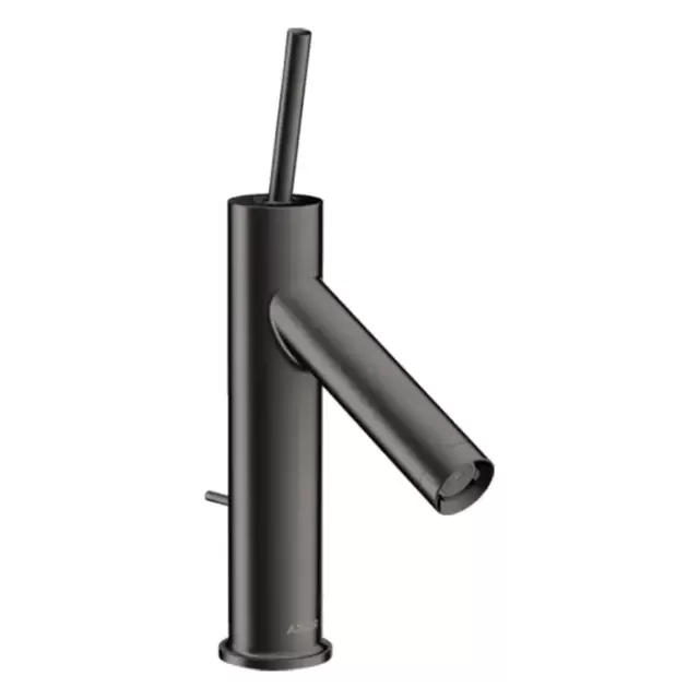 Axor Starck Cмеситель для раковины 90, на 1 отв., с донным клапаном, цвет: шлифованный черный хром