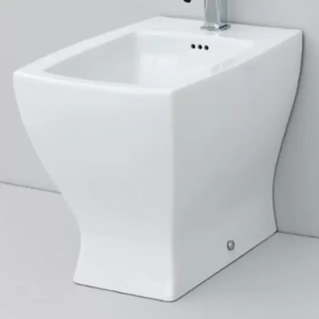 Artceram JAZZ биде напольное 54х36см с 1 отв под смеситель с креплением, цвет: белый
