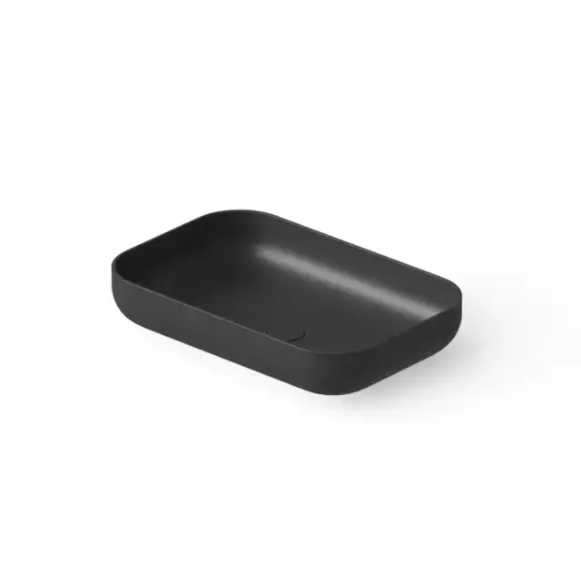 Dea Design Washbasins Раковина 58х38х12см., накладная, без отв., Solid Surface, цвет: Black №16
