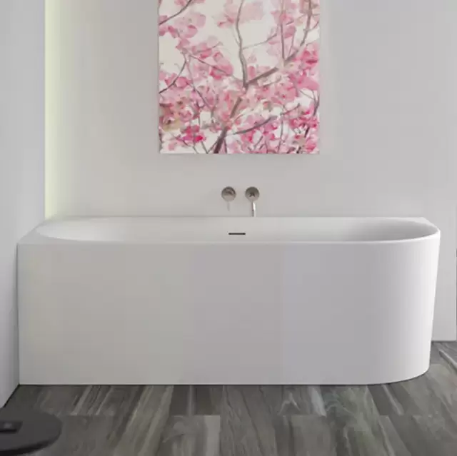 Knief Fresh Left Ванна угловая 180х80х60см., Dx, щелевой перелив slot в комплекте, цвет: белый