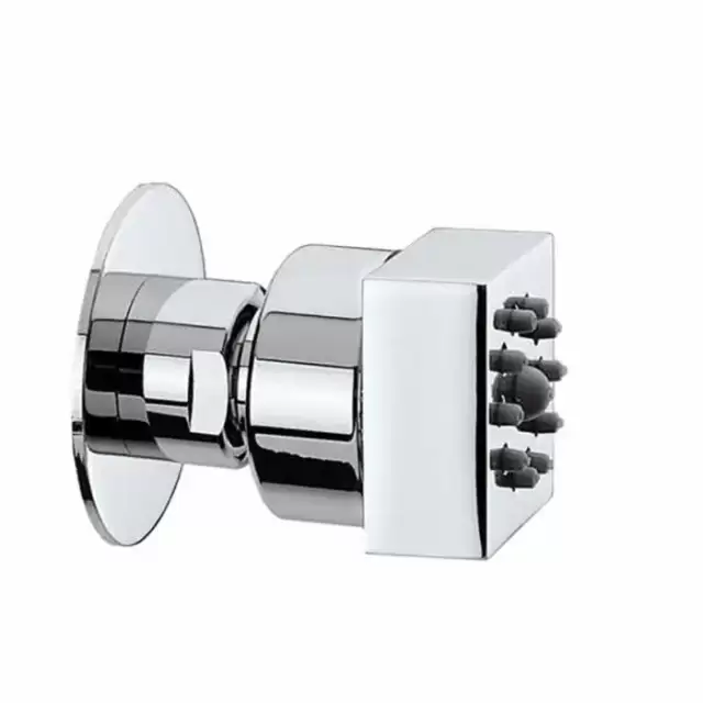 Bossini Cubic Форсунка поворотная, квадратная, цвет хром