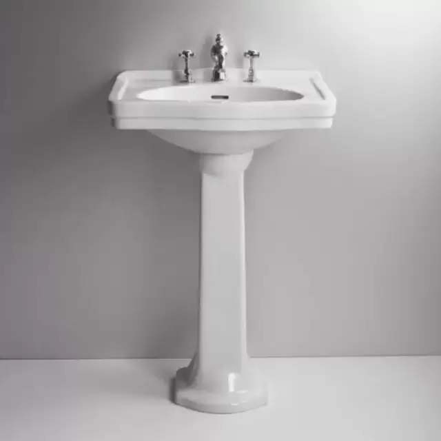 SIMAS Londra Раковина 58х45 см, 3 отв., цвет: белый