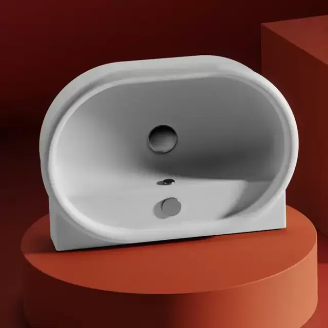 Artceram Brera Раковина 65х46х18см., накладная, без отв., цвет: белый глянцевый