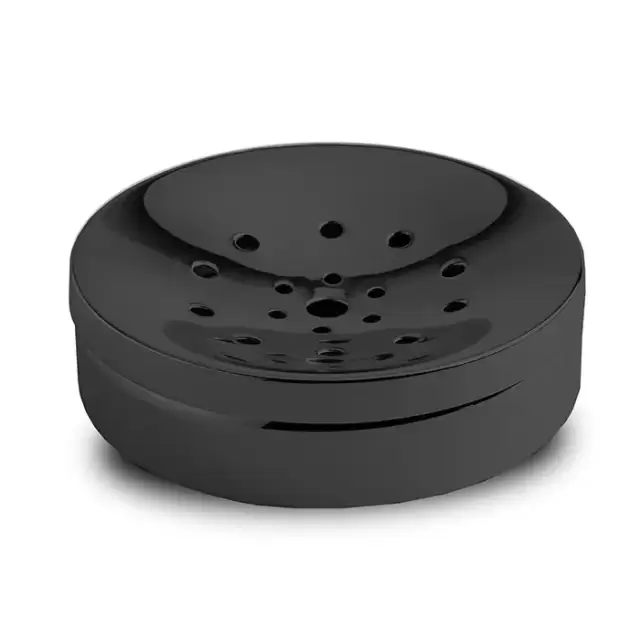 3SC Metal Tonda Мыльница настольная, цвет: черный матовый