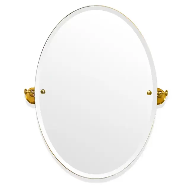 TW Harmony 021, вращающееся зеркало овальное 56х66см, цвет: держателя: золото