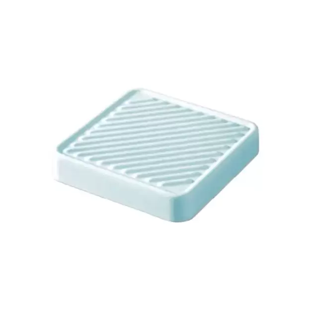 Artceram Cartesio Мыльница 18х18см., настольная, керамическая, цвет: голубой глянцевый