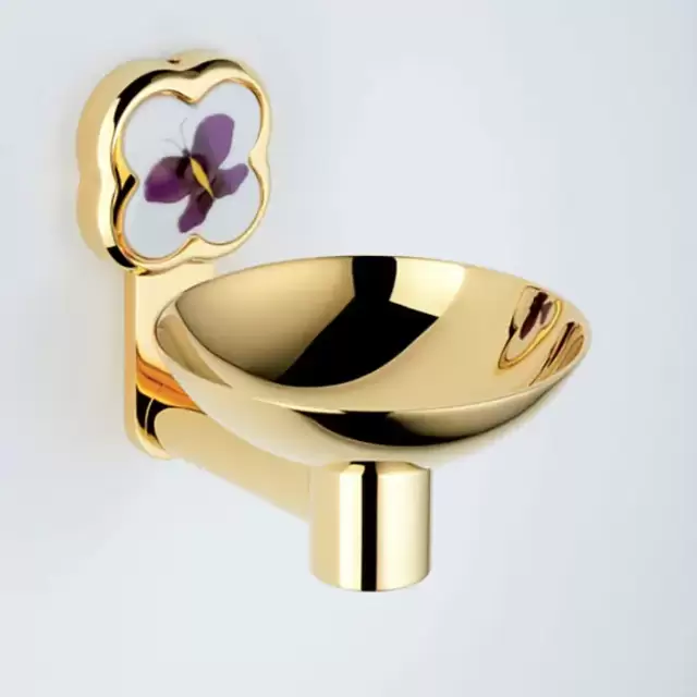 THG Capucine mauve Мыльница, подвесная, цвет: золото