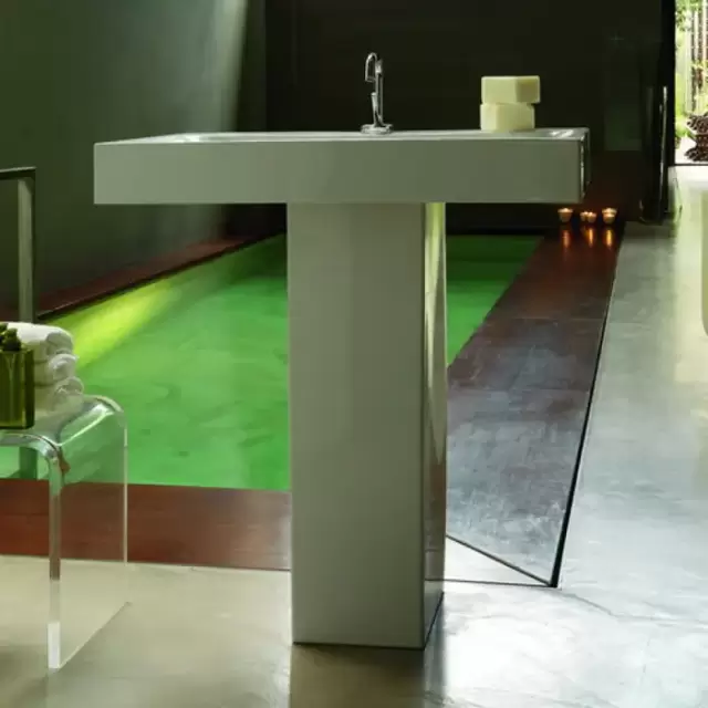 Kerasan Cento Раковина 80х45 см, 1 отв., подвесная, цвет: белый