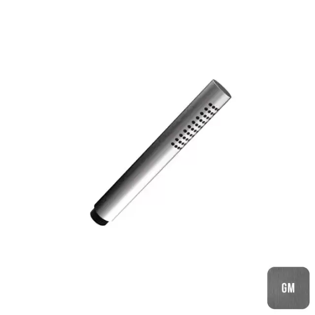 Almar Лейка душевая ручная EasySteel с одним типом струи, цвет: Gun Metal Brushed PVD