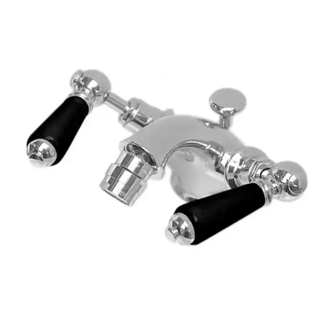 Devon&Devon Black Dandy Смеситель для биде, цвет: хром/черный