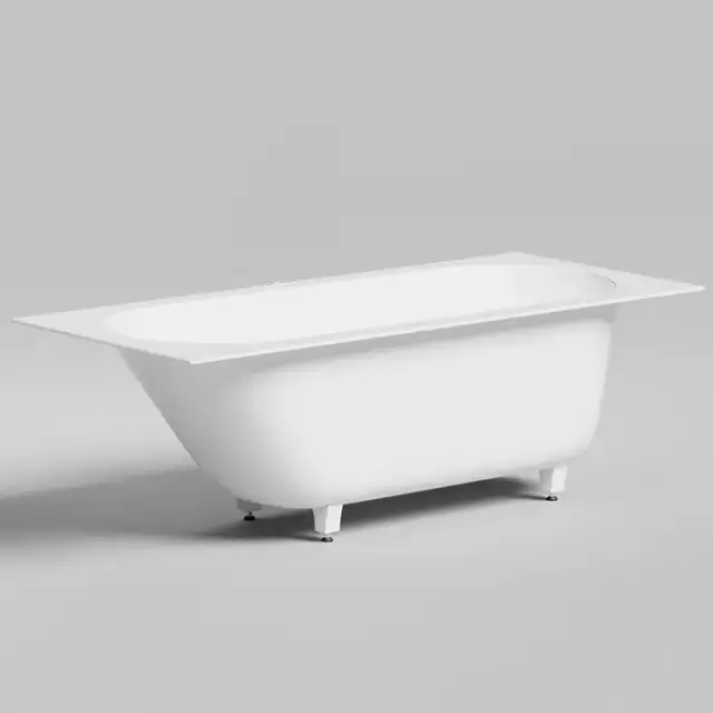 Salini Ornella Kit Встраиваемая ванна 170х75х60cм, овальная чаша, донный клапан , сифон, щелевой слив-перелив, S-Sense, цвет: белый глянцевый