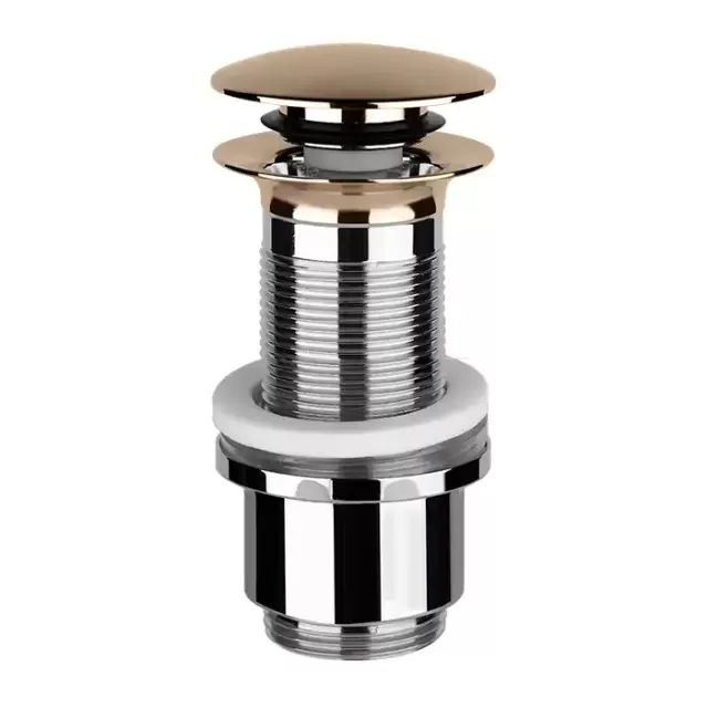 Gessi Автоматический донный клапан &ldquo;Stop&Go&rdquo; для раковины без перелива, цвет: Copper PVD