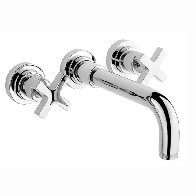 Nicolazzi M.Croce Смеситель для раковины с встр. частью, на 3 отверстия, настенный,  цвет: хром