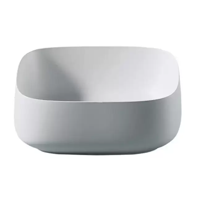 Artceram Cognac Раковина накладная Quadro 46x41 см, saniglaze, цвет: белый глянцевый