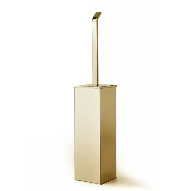 3SC Serie WIL Туалетный ёршик, напольный, цвет: золото 24к. opaco