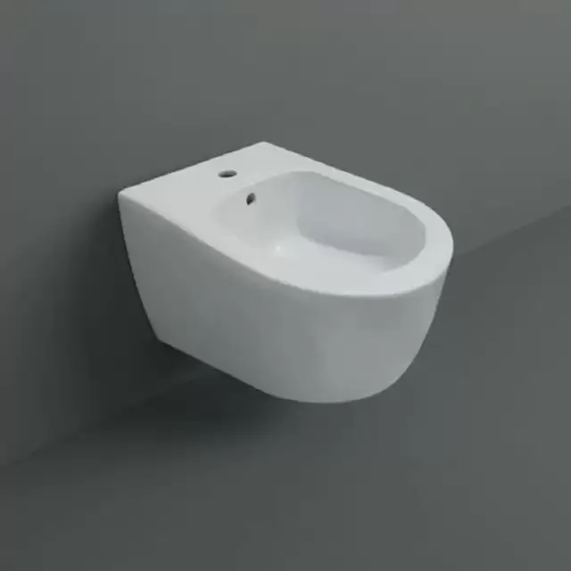 Simas Trevi Биде подвесное 56.5х37.5 см, с 1 отв., цвет: белый матовый