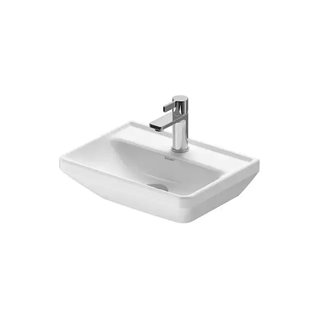 Duravit D-Neo Раковина 45х33.5см, без перелива, с 1 отв., WonderGliss, цвет: белый