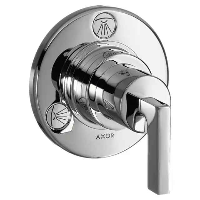 Axor Citterio Встраиваемый запорный вентиль, переключателем потоков на 3-4источника, цвет: хром