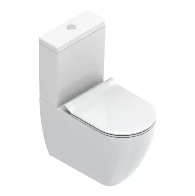 Catalano Sfera Унитаз моноблок 63х36см., безободковый, покрытие Cataglaze, цвет: белый глянцевый