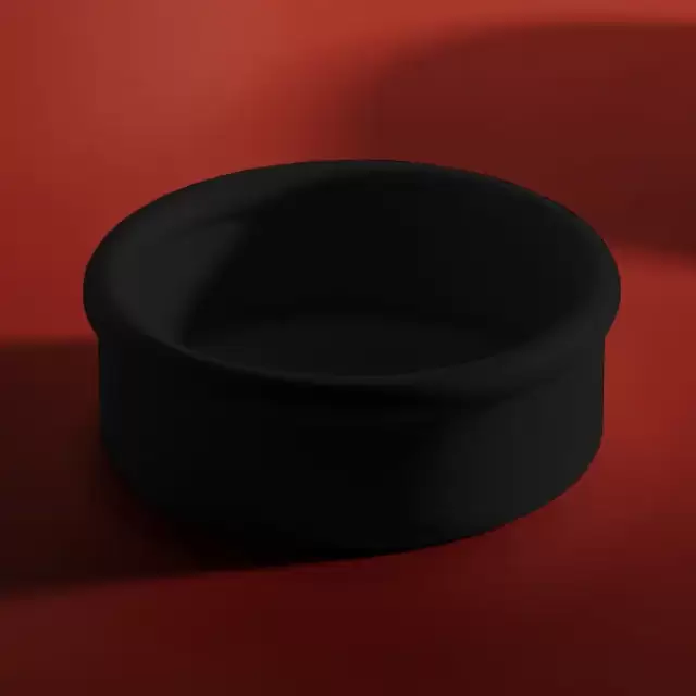 Artceram Brera Раковина накладная &Oslash;43 см, цвет: черный матовый