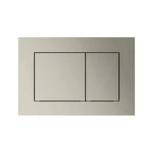 TECEnow Панель смыва унитаза для системы двойного смыва, цвет: никель металлик