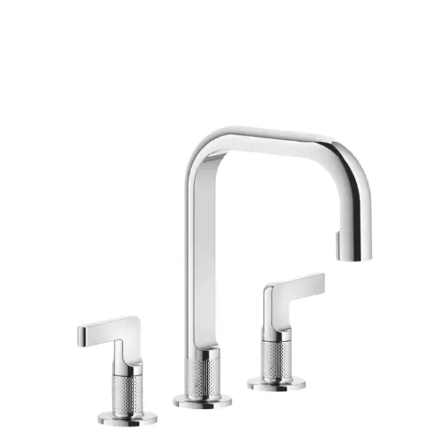 Gessi Inciso Смеситель для раковины, 3 отв., цвет: хром