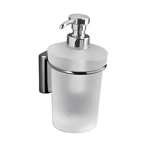 Colombo Look Дозатор для жидкого мыла, подвесной, цвет: хром/матовое стекло