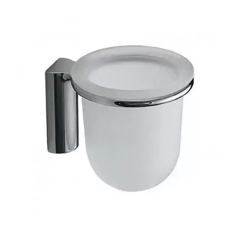 Colombo Luna Стакан подвесной, цвет: хром/матовое стекло
