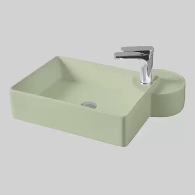 Artceram Cartesio Раковина 58х44 см, накладная, 1 отв., цвет: зеленый глянцевый