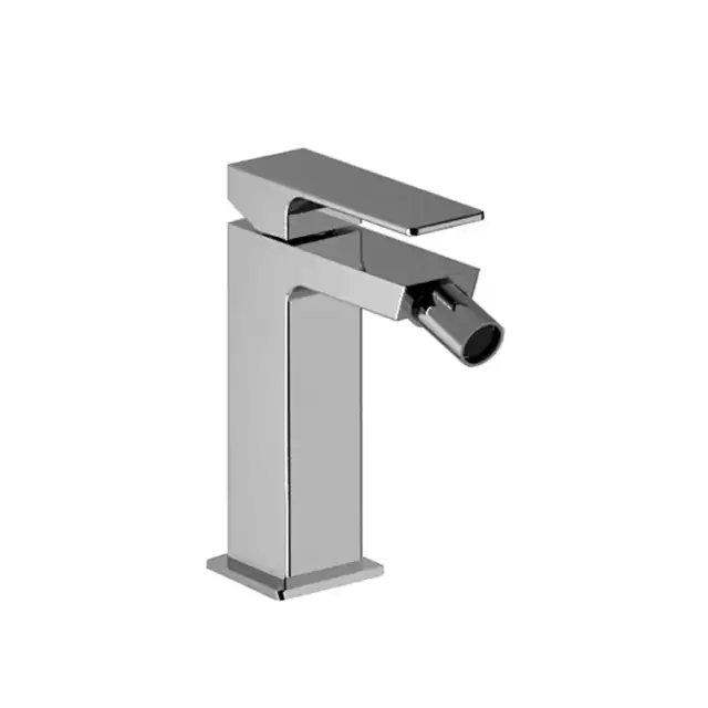 Fantini Mint Смеситель для биде на 1 отв., однорычажный, с донным клапаном, цвет: матовая натуральная сталь