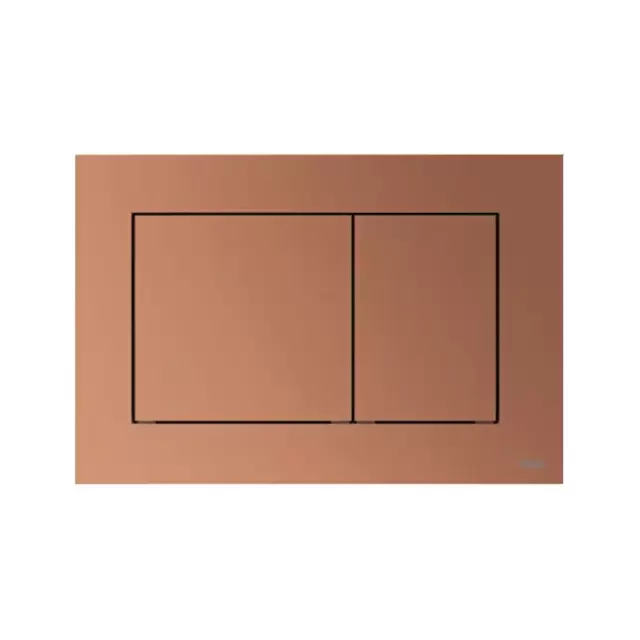 TECEnow Панель смыва унитаза для системы двойного смыва, цвет: Красная бронза металлик