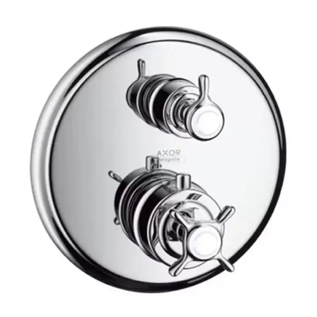 Axor Montreux, Термостат Highflow 59 л / мин, с рычаговой рукояткой, СМ, внешняя часть, цвет: хром