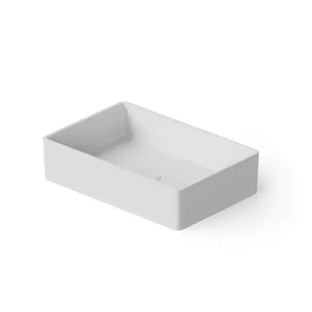 Dea Design Washbasins Раковина 60х40х14.5см., накладная, без отв., Solid Surface, цвет: White №18