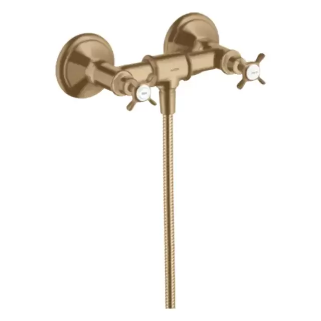 Axor Montreux Смеситель для душа, настенный, цвет: шлифованная бронза