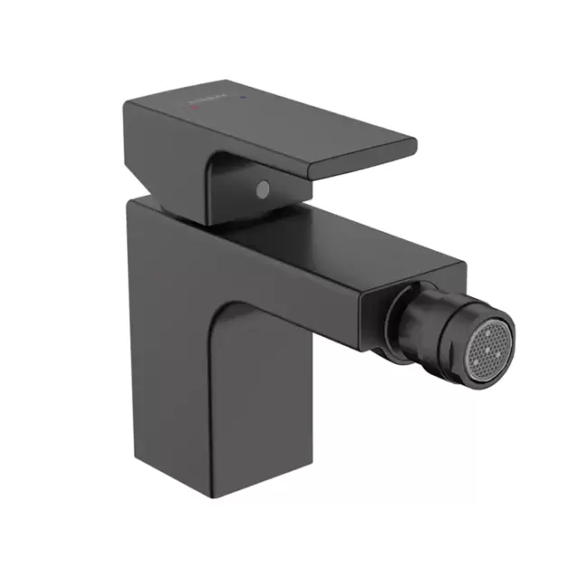 Hansgrohe Vernis Shap Blen Смеситель для биде, однорычажный, с донным клапаном, цвет: матовый черный
