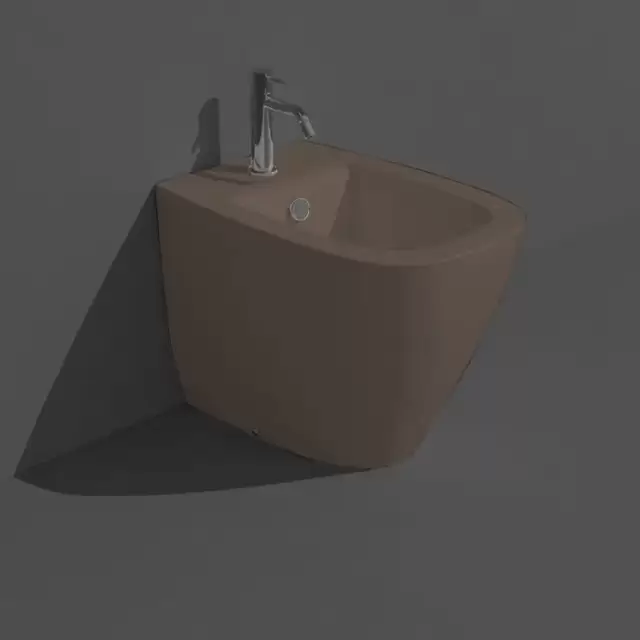 Simas Juniper Биде напольное 53,5x370xh42см, с 1 отв., цвет: moka matt