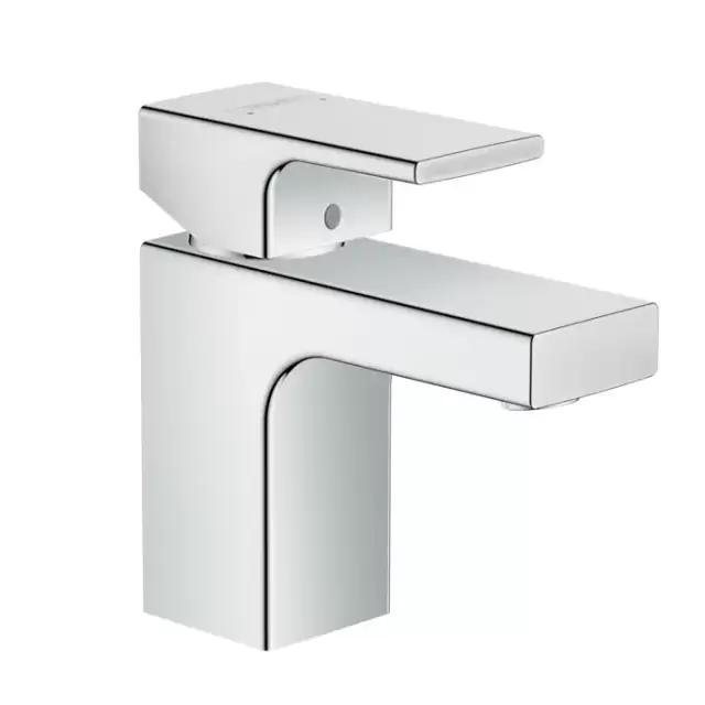 Hansgrohe Vernis Shap Смеситель для раковины, излив 70 мм, с донным клапаном, цвет: хром