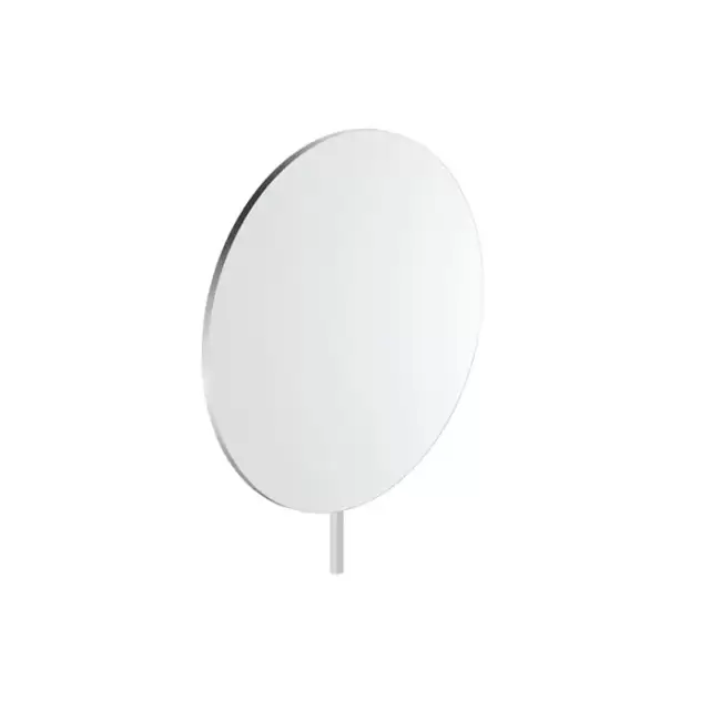 Fantini Young Зеркло косметическое настенное круглое 20 см, отделка матовая натуральная сталь